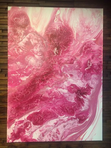Acrylbild brain cells abstrakt - acrylbild,