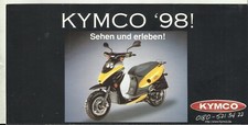 Prospekt Kymco Fever K12 Heroism 50/125 Cobra Racer Cross 1998 Roller Scooter