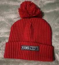 Strickmütze Rot Ramazotti Standardgröße Top Zustand