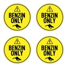 Kraftstoff Aufkleber - nur
