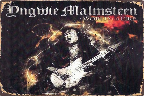 Blechschild yngwie - yngwie, j