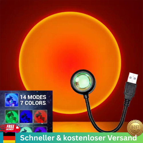 Tiktok sunset lampe rgb - tiktok,