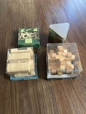 4 Knobelspiele Geduldsspiel Denkspiel