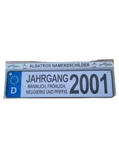 Albatros Blechschild