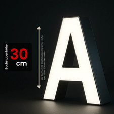 3D Buchstabe Einzelbuchstabe Leuchtbuchstabe LED - 300 mm - Außen-Innen Werbung