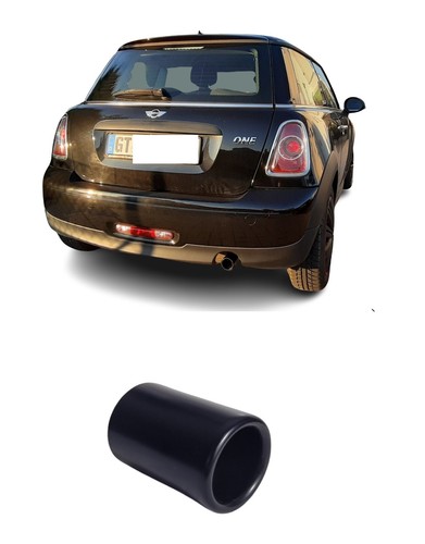 Auspuffblende schwarz für