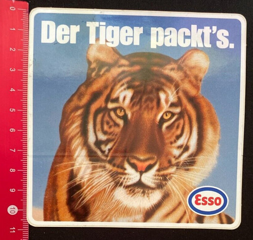 Decal esso - esso, tiger
