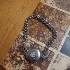 SOS Talisman Damen Kettenarmband Edelstahl