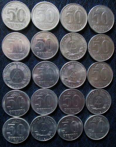Ddr geld münzen stück - stück, 50