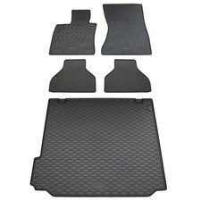 Gummi Fußmatten Kofferraumwanne für BMW X5 E70 2007-2013 Set Gummimatten Auslage