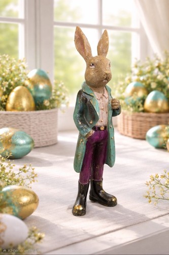 Osterhase gold mit - gold,