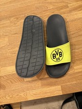 BVB Badeschlappen Logo neon