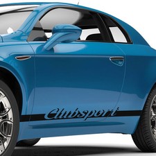 2x Seitenstreifen Auto Aufkleber Dekorstreifen Rennstreifen Wunschtext  #1118