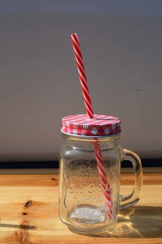 Henkelglas mit schraubdeckel - mit,