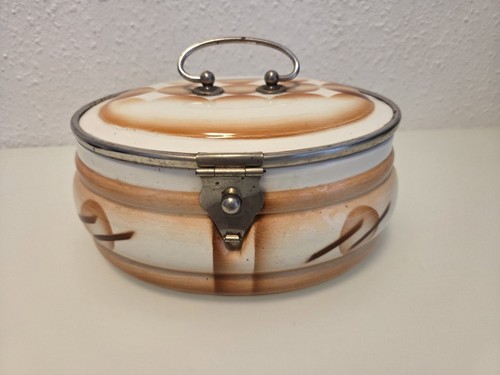 Keksdose art deco keramik - keksdose,