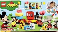 LEGO Duplo Mickey Minnie Birthday Train Spielset für Kinder ab 2 Ja... NEU & OVP