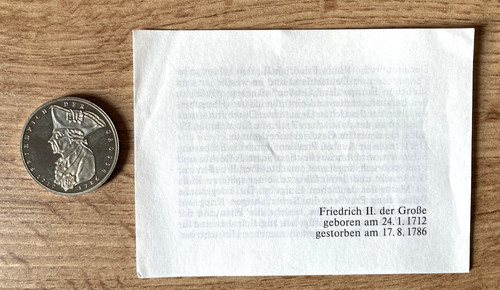 Gedenkmünze zum 200 - 5-dm,