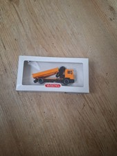 Wiking 1:87 MAN Pritschen LKW mit Ladekran in OVP, Nummer 67501 in orange