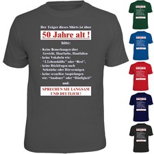 T-Shirt Fun Shirt Träger ist