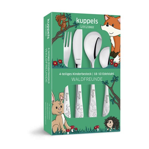 Kinderbesteck waldfreunde - kinderbesteck,