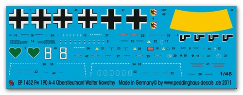 Peddinghaus decals 1452 - peddinghaus-decals, 1/48