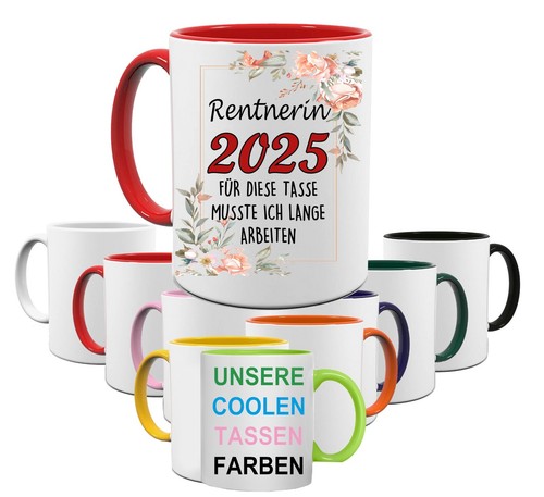 Rentnerin kaffeetasse - rentnerin,