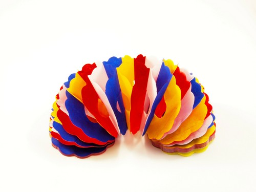Girlande fastnacht 6x8cm - fastnacht,