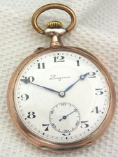 alte Taschenuhr  Longines Silber 800/-