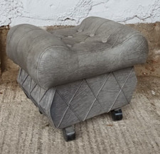 60er Vintage Hocker Sitzkissen