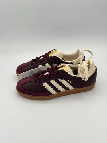 Adidas samba maroon gold - adidas,