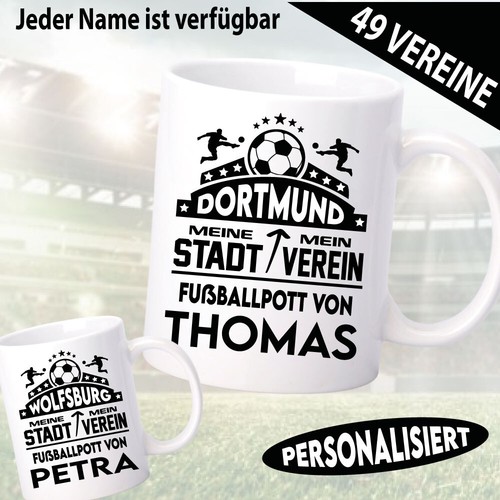 Tasse name fußball verein - ✅,