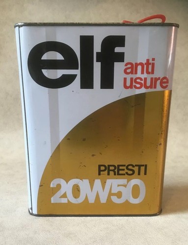 Alte leere öldose elf - elf, anti