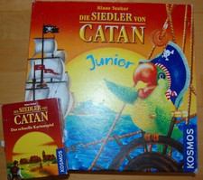 2 Spiele "Siedler von Catan- Junior" plus Kartenspiel "Die Siedler von Catan"