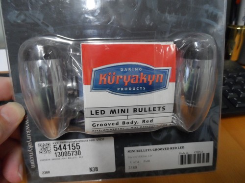 Kuryakyn mini bullets red led - red,