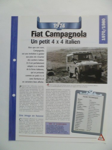 Karten auto fiat campagnola - auto,