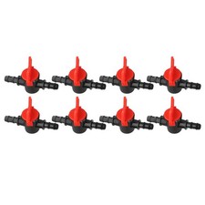 8 Stück zuverlässige Wasserventile für Gartenschlauch mit sicheren Stachelaufsätzen