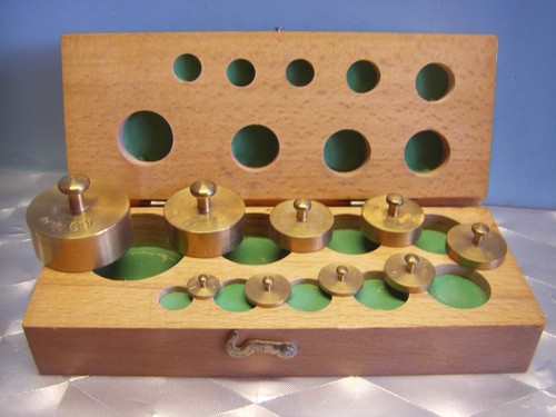 Gewichtsatz messing bis 100 - messing,