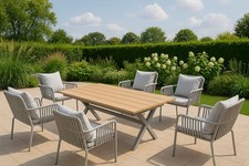 6+1 Sitzgruppe Gartenmöbel