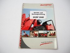 Schäffer 3038 3046 Lader Betriebsanleitung Bedienung Wartung 2006