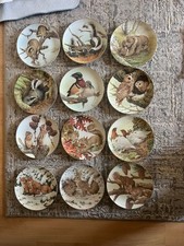 Porzellan Teller Set x12 - "12