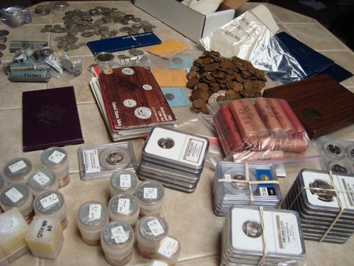 Big collection coins see - collection, of