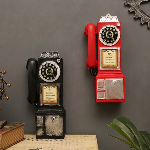 Wandmontiertes münztelefon - wandmontiertes,