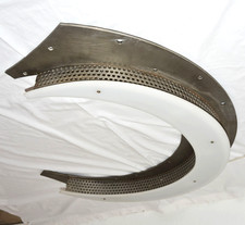 große alte Designerlampe Industrielampe, Metall, L/B 83/60 cm mit Trafo