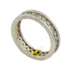 Brillant Memory Gold Ring 585 14 Kt Weißgold 0,18 Ct Diamant Damen Wert 1290,-