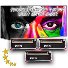 3x Patrone MAGENTA komp. zu M4092 für HP SAMSUNG CLP-315W