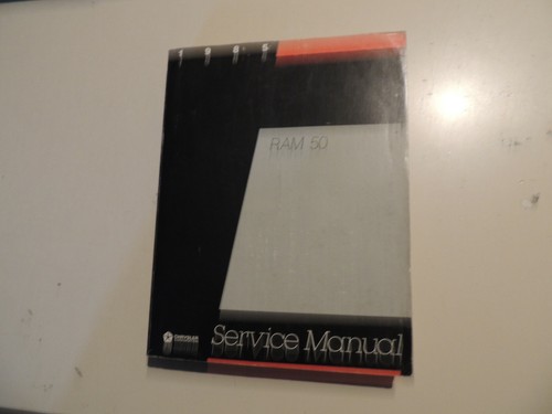 1985 repair service manual - service,