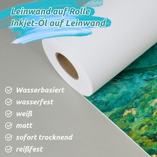 Fine Art Canvas 260gr., Polyester, Inkjet Leinwand, matt, 71/91cm x 30m, 1 Rolle