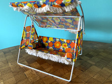 Hollywoodschaukel Bodo Hennig 70er  Puppenstube Puppenhaus 1:12 dollhouse swing