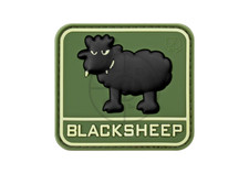 Black Sheep Rubber Patch green