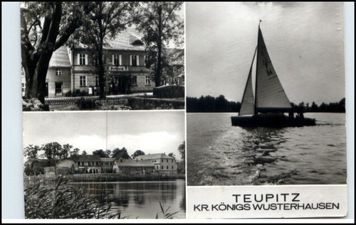 Ddr postkarte teupitz - ddr,